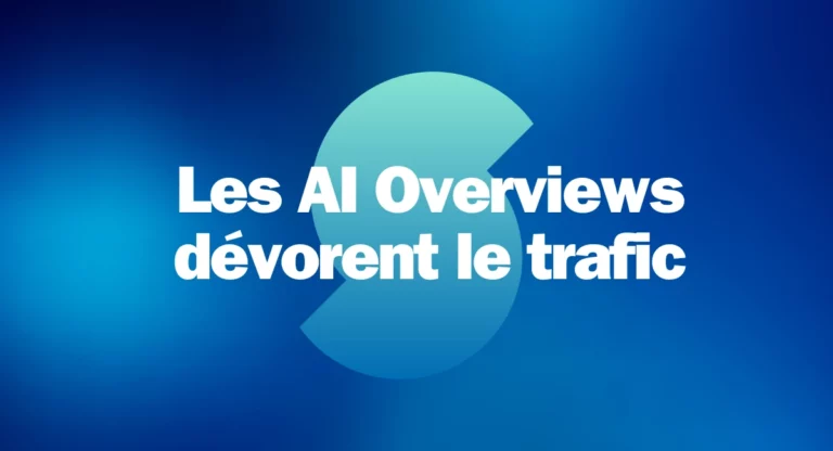AI Overviews chute trafic